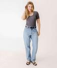 Calça Jeans Reta Feminina Bolsos Marisa Azul-97014 Calça Jeans Reta Feminina Bolsos Marisa Azul-97014