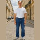 Calça Jeans Reta Masculino Cintura Média Azul Marinho Casual e Elegante Malwee Calça Jeans Reta Masculino Cintura Média Azul Marinho Casual e Elegante Malwee