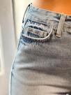 Calça jeans reta wide leg clara Calça jeans reta wide leg clara