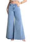 Calça Jeans Sawary Extra Wide Leg - 281604 - azul médio 46