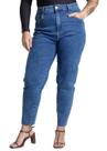 Calça Jeans Sawary Plus Size Mom - 282086 - Azul 50