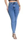 Calça Jeans Sawary Push Up - 281343 - Azul médio 46 Calça Jeans Sawary Push Up - 281343 - Azul médio 46