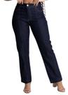 Calça Jeans Sawary Reta - 277472 - azul escuro. 36