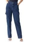 Calça Jeans Sawary Reta - 281613 - Azul médio 46