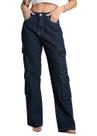 Calça Jeans Sawary Reta Petit - 282727 - Azul médio 40