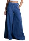 Calça Jeans Sawary Super Wide Leg - 282928 - Azul medio 40