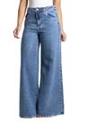 Calça Jeans Sawary Super Wide Leg - 282957 - azul médio 44