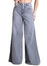 Calça Jeans Sawary Super Wide Leg - 283557 - cinzabr 46