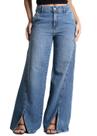 Calça Jeans Sawary Wide Leg - 281633 - Azul médio 44