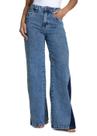Calça Jeans Sawary Wide Leg - 282287 - Azul médio 42