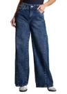 Calça Jeans Sawary Wide Leg Petit - 282398 - Azul mediobr 38 Calça Jeans Sawary Wide Leg Petit - 282398 - Azul mediobr 38