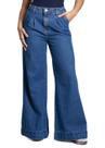 Calça Jeans Sawary Wide Leg Petit - 282470 - Azul médio 38 Calça Jeans Sawary Wide Leg Petit - 282470 - Azul médio 38
