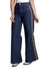 Calça Jeans Sawary Wide Leg Petit - 282680 - Azul médiobr 42 Calça Jeans Sawary Wide Leg Petit - 282680 - Azul médiobr 42