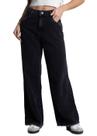 Calça Jeans Sawary Wide Leg Petit - 283019 - BLACK 40 Calça Jeans Sawary Wide Leg Petit - 283019 - BLACK 40
