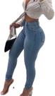 Calca jeans shinny tamanho único 34 ao 50
