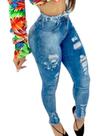 Calca jeans shinny tamanho único 34 ao 50