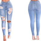 Calca jeans shinny tamanho único 34 ao 50