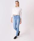 Calça Jeans Skinny Barra Desfiada Feminina Marisa-08087 Calça Jeans Skinny Barra Desfiada Feminina Marisa-08087