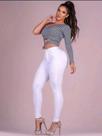 Calça jeans skinny branca feminina wissam jeans