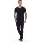 Calça Jeans Skinny Com Ziper Lycra Elastano Masculina