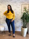 Calça Jeans Skinny feminina com botões dourados Spontaneous Jeans Wear