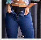Calça jeans Skinny feminina com cinta modeladora