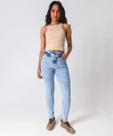 Calça Jeans Skinny Feminina Marmorizada Azul-01003 Calça Jeans Skinny Feminina Marmorizada Azul-01003