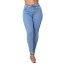 Calça Jeans Skinny Feminina Premium Lavagem Clara Moda Casual Fashion