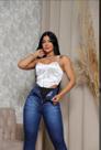 Calça Jeans Skinny Levanta Bumbum Com Cinta Modeladora