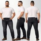 Calça Jeans Skinny Masculina Plus C Elastano Tamanho Grande -