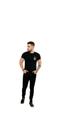 Calça jeans skinny Masculina Preto Amel Jeasn