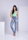 Calça Jeans Skinny Termo Fresh Chapa Barriga Lunender 20965