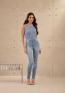 Calça Jeans Termo Fresh Cintura Alta Chapa Barriga Lunender J3479