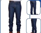 Calça Jeans Tradicional Masculina em Algodão Sem Elastano