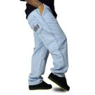Calça Jeans Trip Side Carpinteiro Delavê Azul C027 Cor:AzulTamanho:EGG