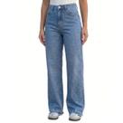 Calça Jeans Wide Leg Petit Com Strass Feminina Sawary - 283275