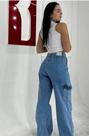 Calça jeans wide leg