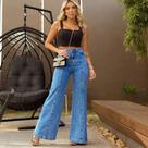 Calça jeans wide leg tam 38 e 40