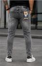 calça jogador jeans masculino original denim skinny lançamento