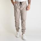 Calça Jogger Acostamento Elastano Khaki Calça Jogger Acostamento Elastano Khaki