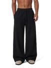 Calça jogger baggy masculina COOLGYM preta, perna larga e leve