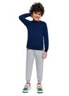 Calça Jogger Básica em Moletinho infantil menino Brandili