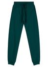 Calça jogger básica infantil menino moletinho Brandili Verde
