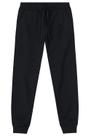 Calça Jogger Básica Moletinho infantil menino Brandili Preto