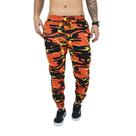 Calça jogger camuflado laranja