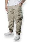 Calça Jogger Cargo Corta Vento Combat Masculina Caqui Skate Calça Jogger Cargo Corta Vento Combat Masculina Caqui Skate
