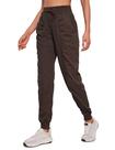 Calça Jogger CRZ YOGA Feminina 72 cm Bolsos Marrom XL