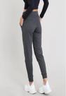 Calça Jogger Diluxo Feminina Moletom Chumbo GG