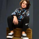 Calça jogger Em Moletom Preto - Luc.boo