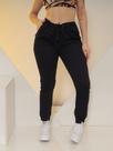 Calça Jogger Feminina de Sarja Premium com Alta Elasticidade